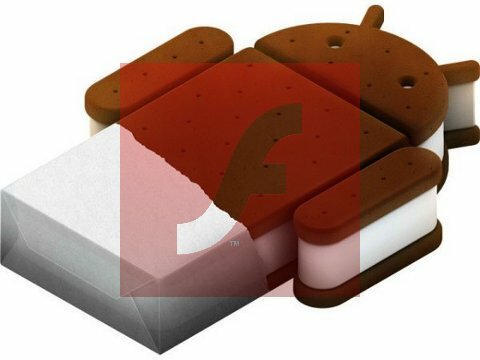 Android Ice Cream Sandwich αποστολής χωρίς Flash icecreamsandwichflash