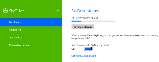 Επιλογές SkyDrive-Storage-Storage