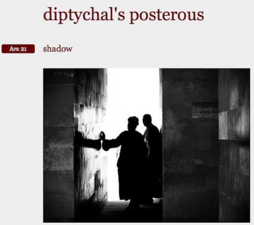 καθημερινό blogging φωτογραφιών