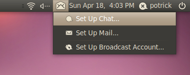 Ρύθμιση email Ubuntu