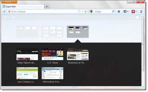 Σούπερ Ξεκινήστε την Ημέρα σας με Visual Bookmarks και μια Απλή Λίστα Δραστηριοτήτων [Firefox] super start06