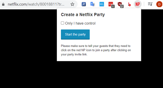 πάρτι netflix δημιουργήστε πάρτι