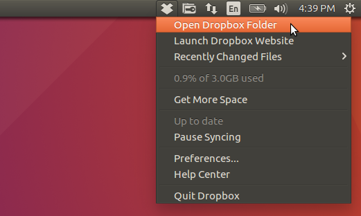 Dropbox στο ubuntu