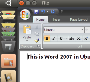 εγκαταστήστε το γραφείο 2007 στο linux