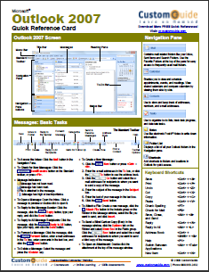 14 Εφαρμογή Cheat Sheets & Αφίσες για δημοφιλή προγράμματα outlookcs