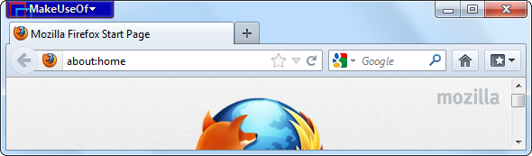 κουμπί πορτοκαλί μενού του firefox