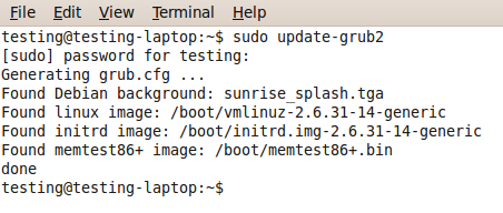 grub2 splash εικόνα