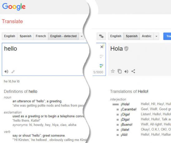 DuckDuckGo bang για το Google Translate