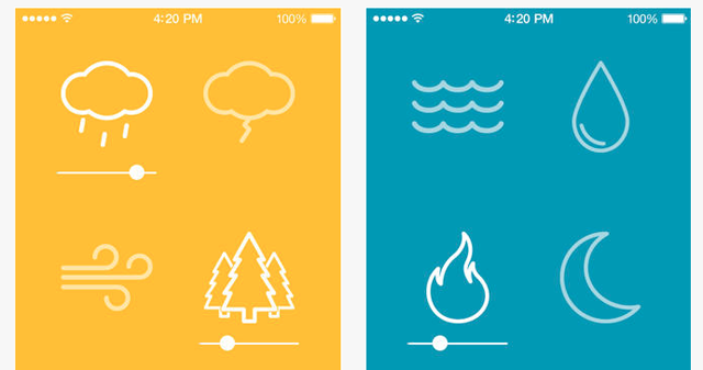 noisli-iphone-ipad-οθόνη