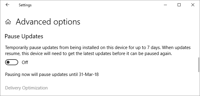 Τα Windows 10 παύουν τις ενημερώσεις για έως και 7 ημέρες