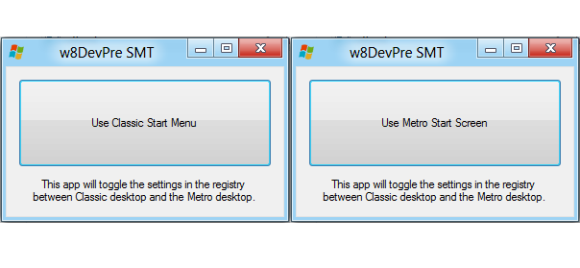 απενεργοποιήστε τα windows 8 metro