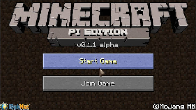Minecraft-Pi-Μενού