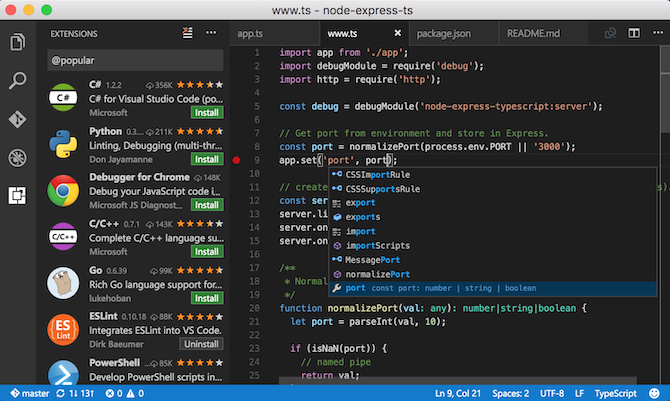 Κώδικας Visual Studio