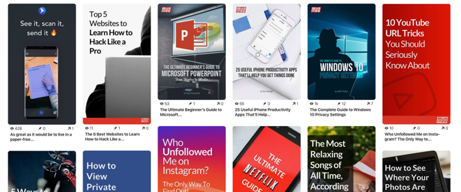 Στιγμιότυπο οθόνης Pinterest