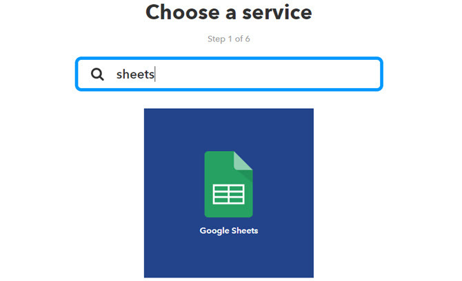 ifttt Google φύλλα ενεργοποίησης