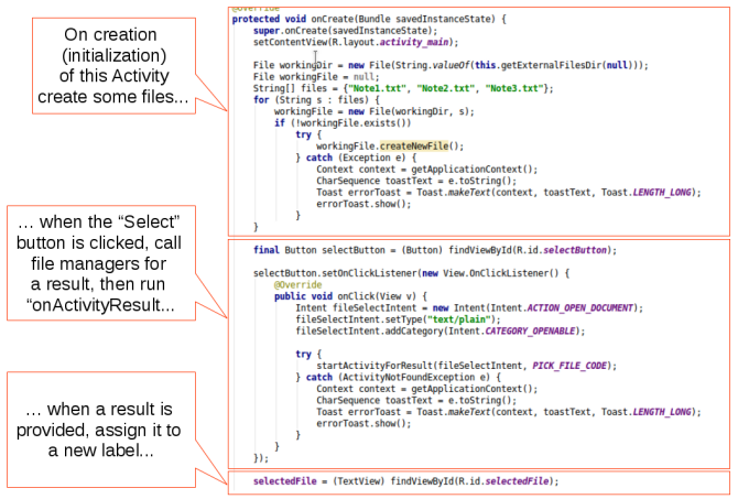 android create app androidstudio screen1 νέος κωδικός