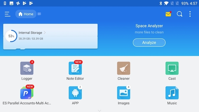 ES File Explorer διευθυντής αρχείων Android