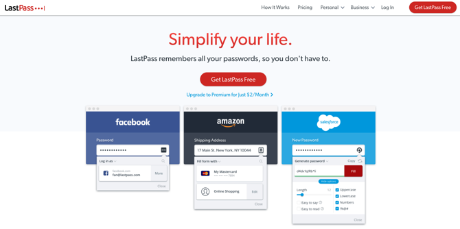 Στιγμιότυπο οθόνης LastPass
