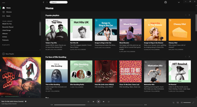 Διεπαφή Spotify