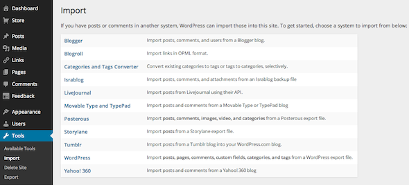 Ασθενής του Yahoo; Μετακινήστε το Tumblr Blog σας στο WordPress Tumblr Εισαγωγή WordPress