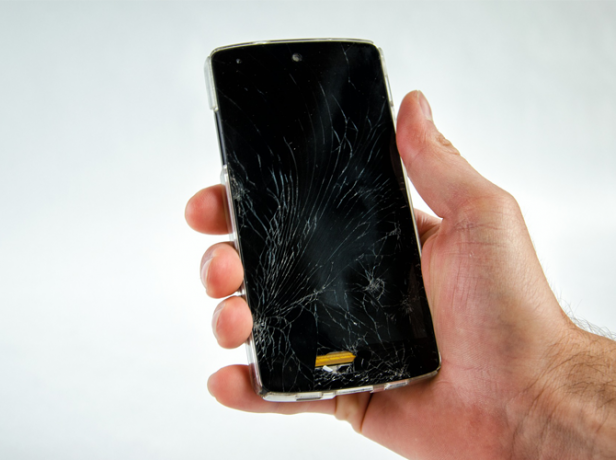 Σπασμένη οθόνη τηλεφώνου Android
