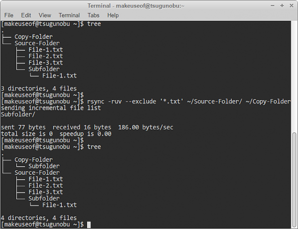 Εξαίρεση μοντέλου rsync