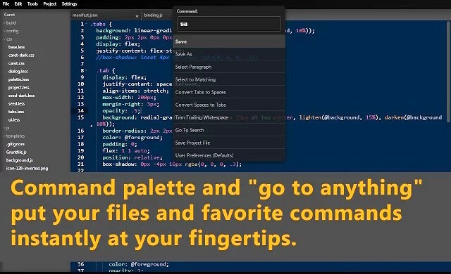 crome-caret-editor