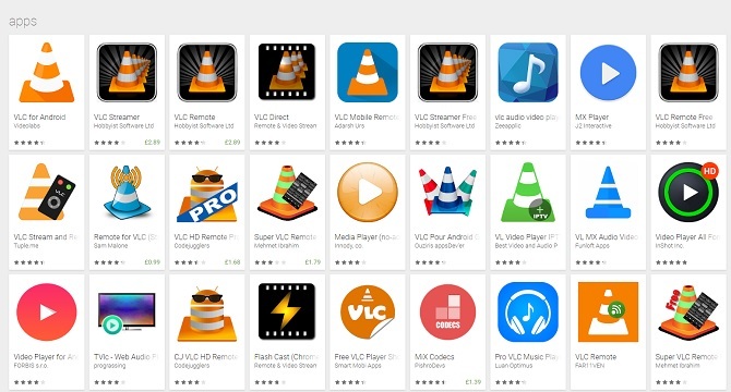 Εικονίδια του Google Play Store